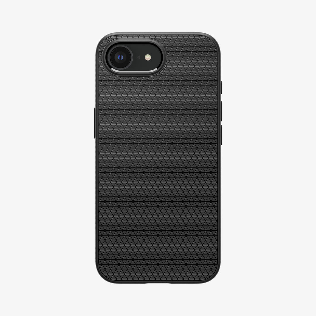 ACS09161 - iPhone 17e Case Liquid Air in Matte Black showing the back