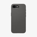 ACS09532 - iPhone 17e Case Liquid Air in Marble Gray showing the back