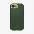 ACS09157 - iPhone 16e Case Nano Pop (MagFit) in Avo Green showing the back