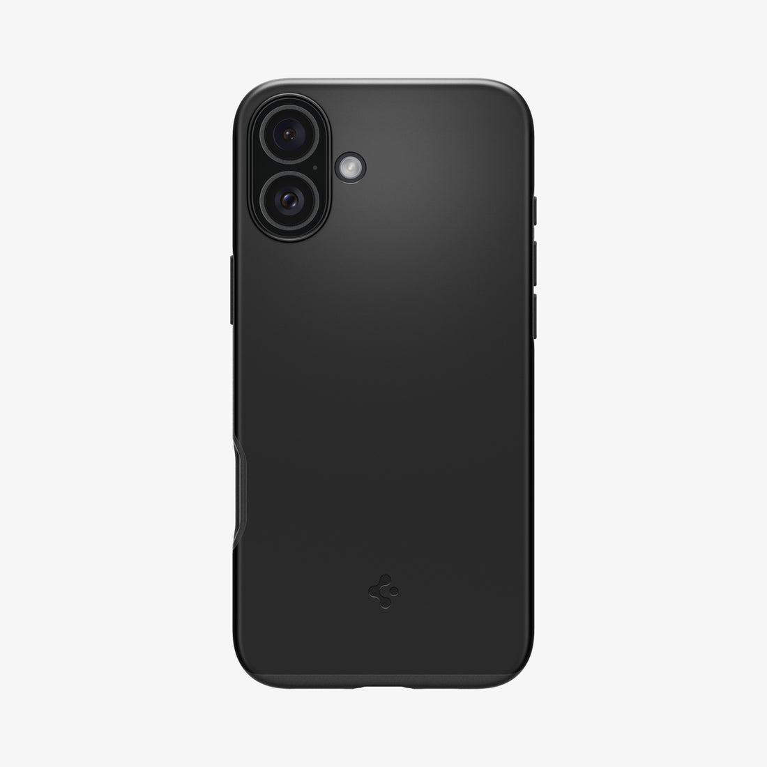 ACS08060 - iPhone 16 Plus Case Thin Fit (MagFit) in Black showing the back