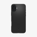 ACS08060 - iPhone 16 Plus Case Thin Fit (MagFit) in Black showing the back