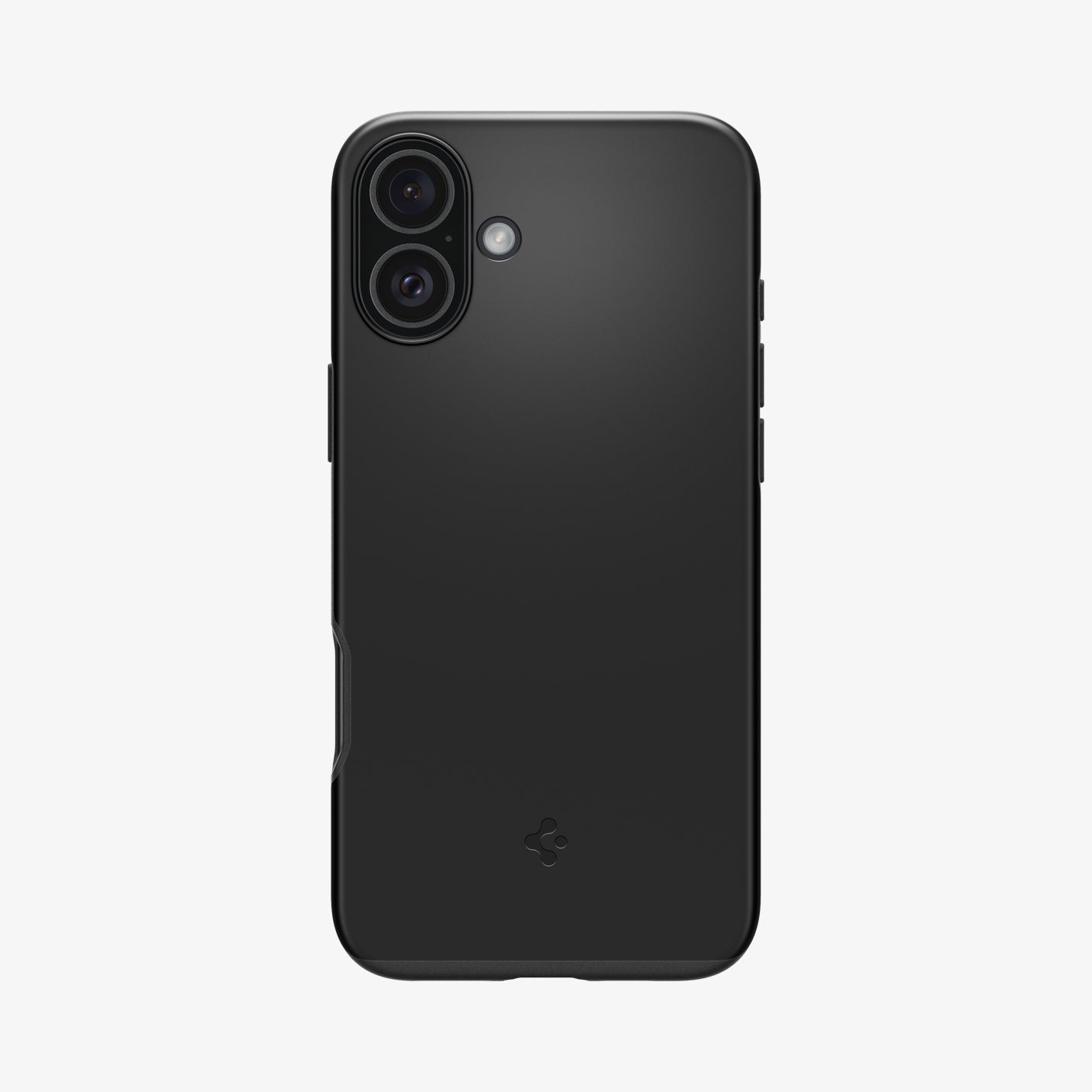 ACS08060 - iPhone 16 Plus Case Thin Fit (MagFit) in Black showing the back