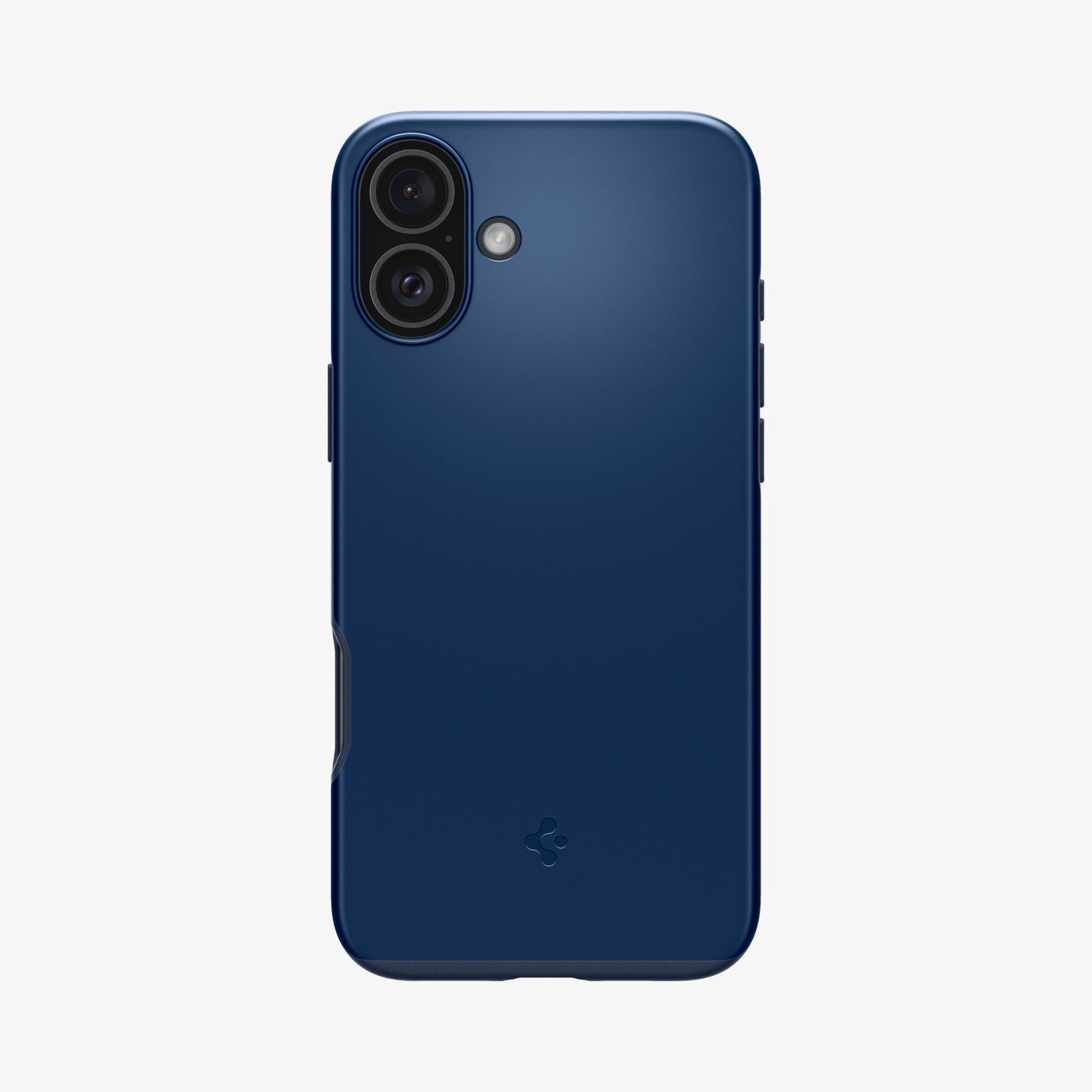 ACS08061 - iPhone 16 Plus Case Thin Fit (MagFit) in Navy Blue showing the back