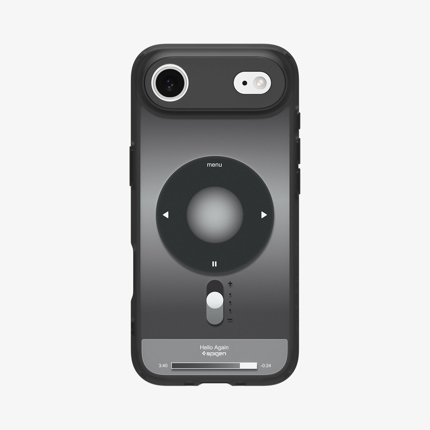 ACS10061 - iPhone 17 Air Ultra Hybrid Classic (MagFit) in Classic Black showing the back
