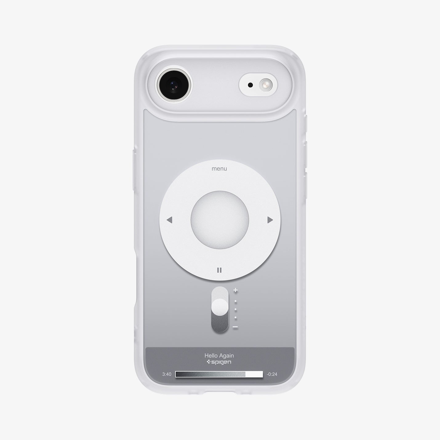 ACS10060 - iPhone 17 Air Ultra Hybrid Classic (MagFit) in Classic Silver showing the back