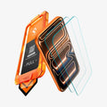 AGL11323 - iPhone 17 Series - Glas.tR AlignMaster S showing 2 screen protectors from side