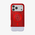 ACS09962 - iPhone 17 Pro Case Classic C1 (MagFit) in ruby showing the back