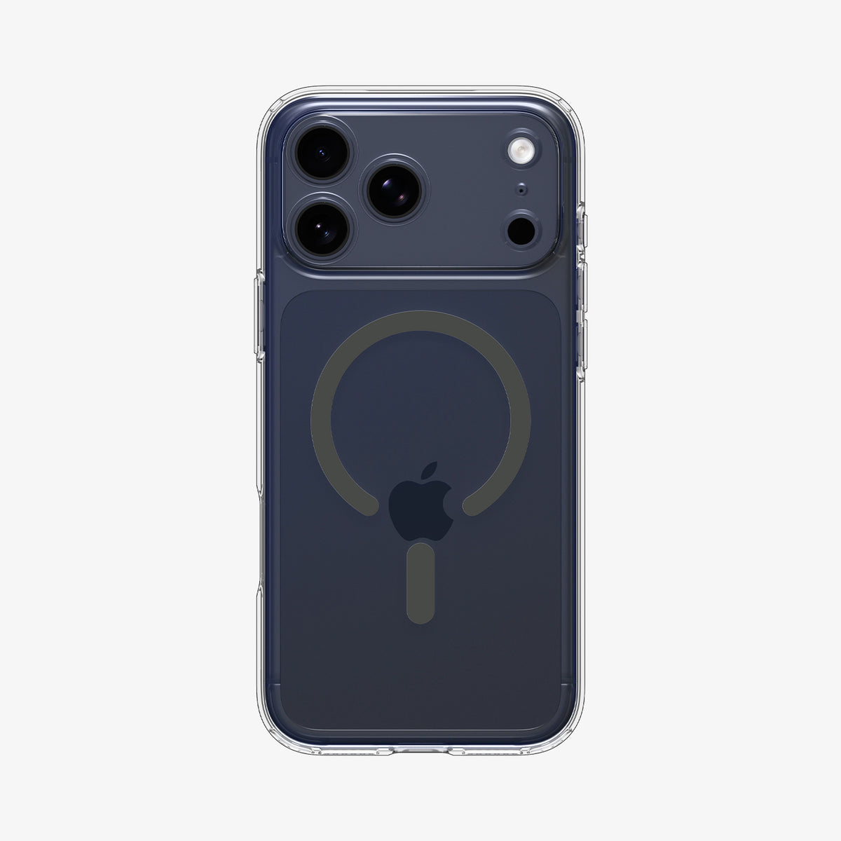 ACS10036CA - iPhone 18 Pro Max / iPhone 17 Pro Max Ultra Hybrid (MagFit) in Clear Graphite showing the back