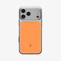ACS10471CA - iPhone 18 Pro / iPhone 17 Pro Ultra Hybrid T (Mag Fit) in Glossy Orange showing the back