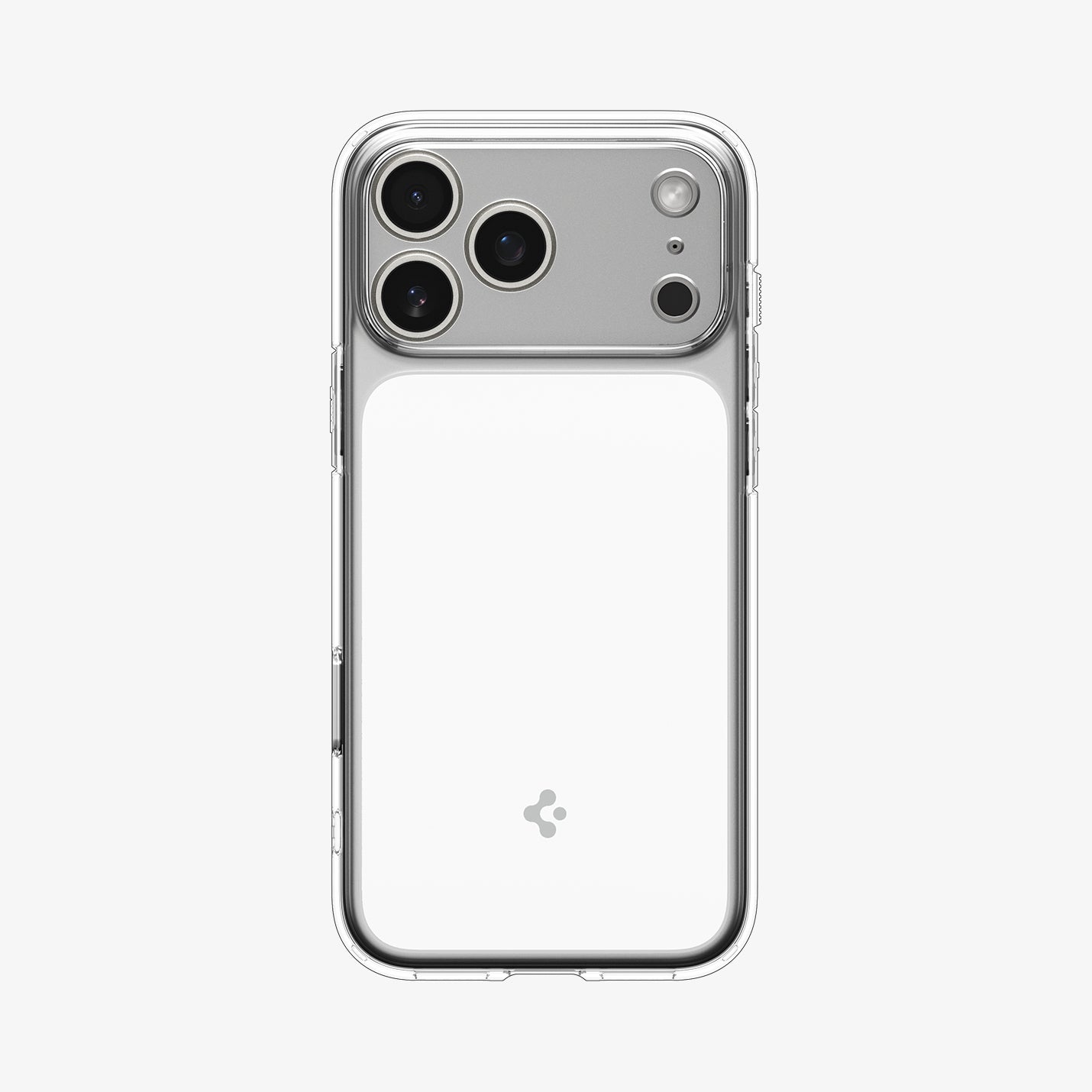 ACS10077 - iPhone 17 Pro  Ultra Hybrid T (MagFit) in Glossy White showing the back