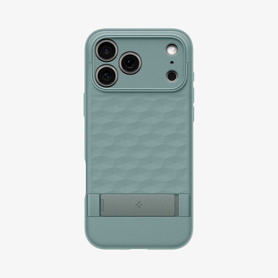 ACS09912 - iPhone 17 Pro Max Series Case Parallax S (MagFit) in green showing the back