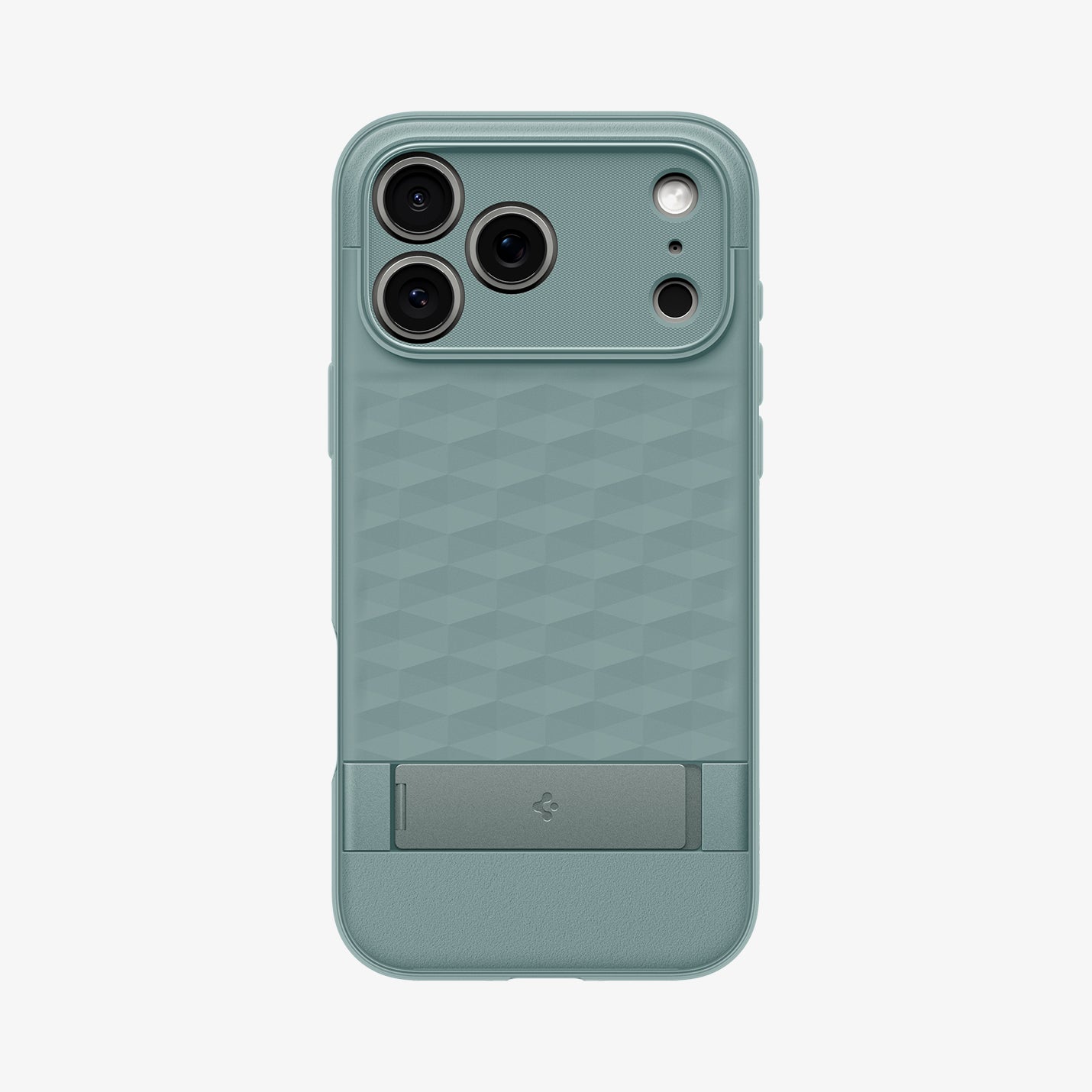 ACS09965 - iPhone 17 Pro Series Case Parallax S (MagFit) in green showing the back