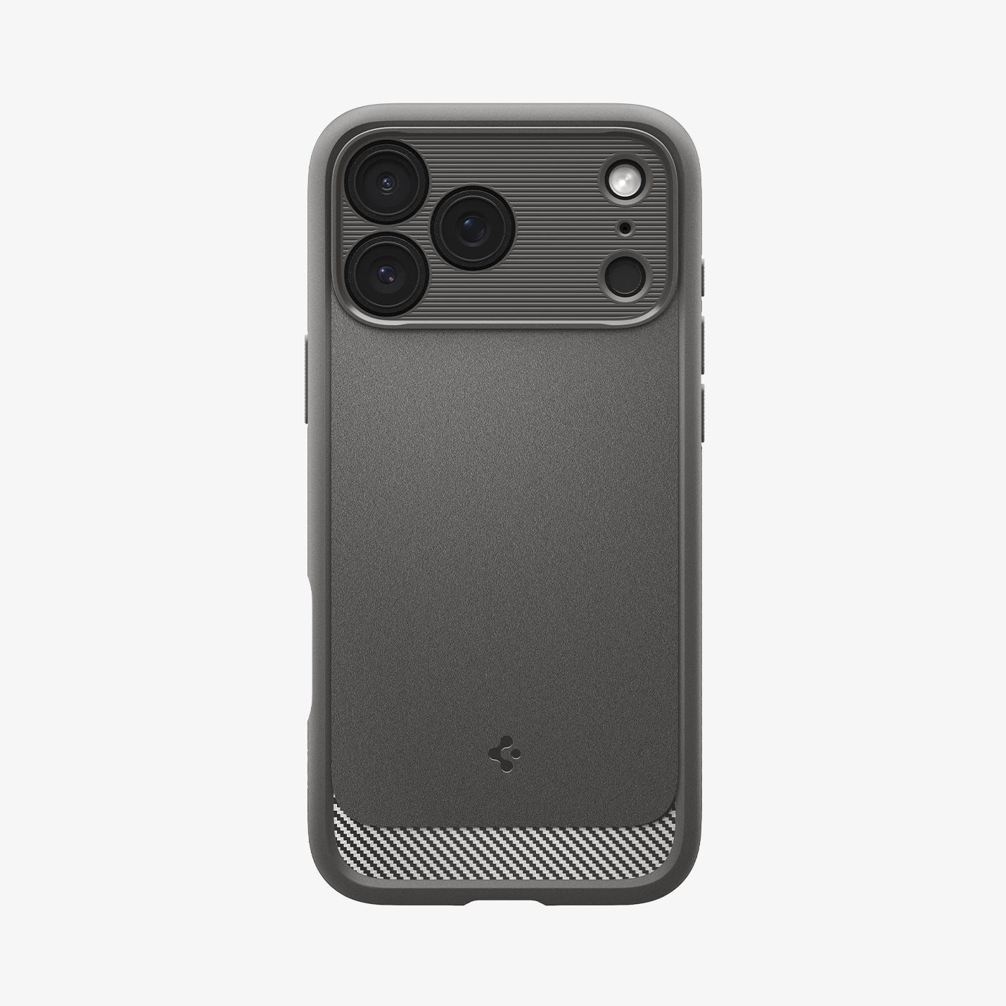 ACS09941 - iPhone 17 Pro Rugged Armor (MagFit) in Gray showing the back