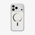 ACS10068 - iPhone 17 Pro Ultra Hybrid (MagFit) in Clear Gold showing the back