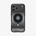 ACS10076 - iPhone 17 Pro Case Ultra Hybrid Classic (MagFit) in Classic Black showing the back