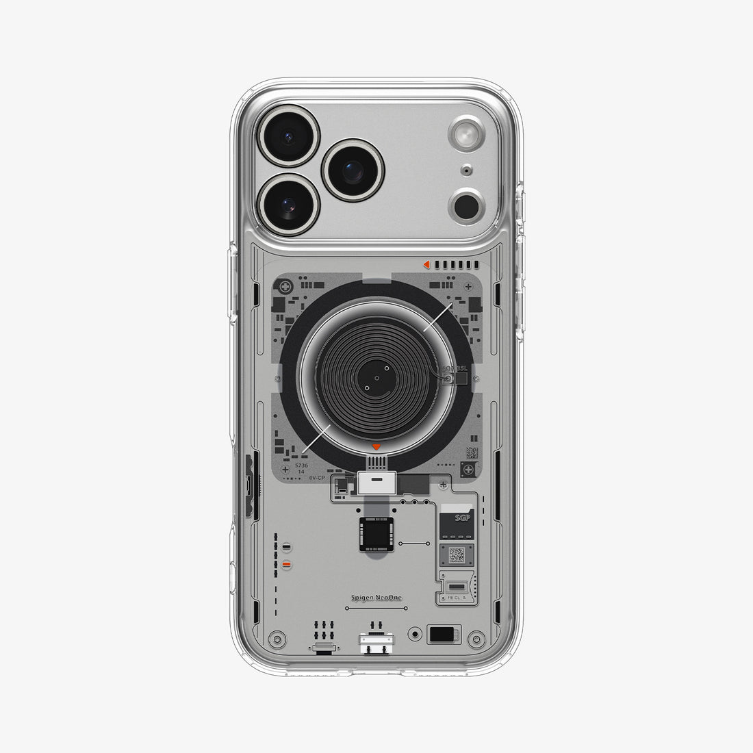 ACS10074 - iPhone 17 Pro Ultra Hybrid Neo One (MagFit) showing the back