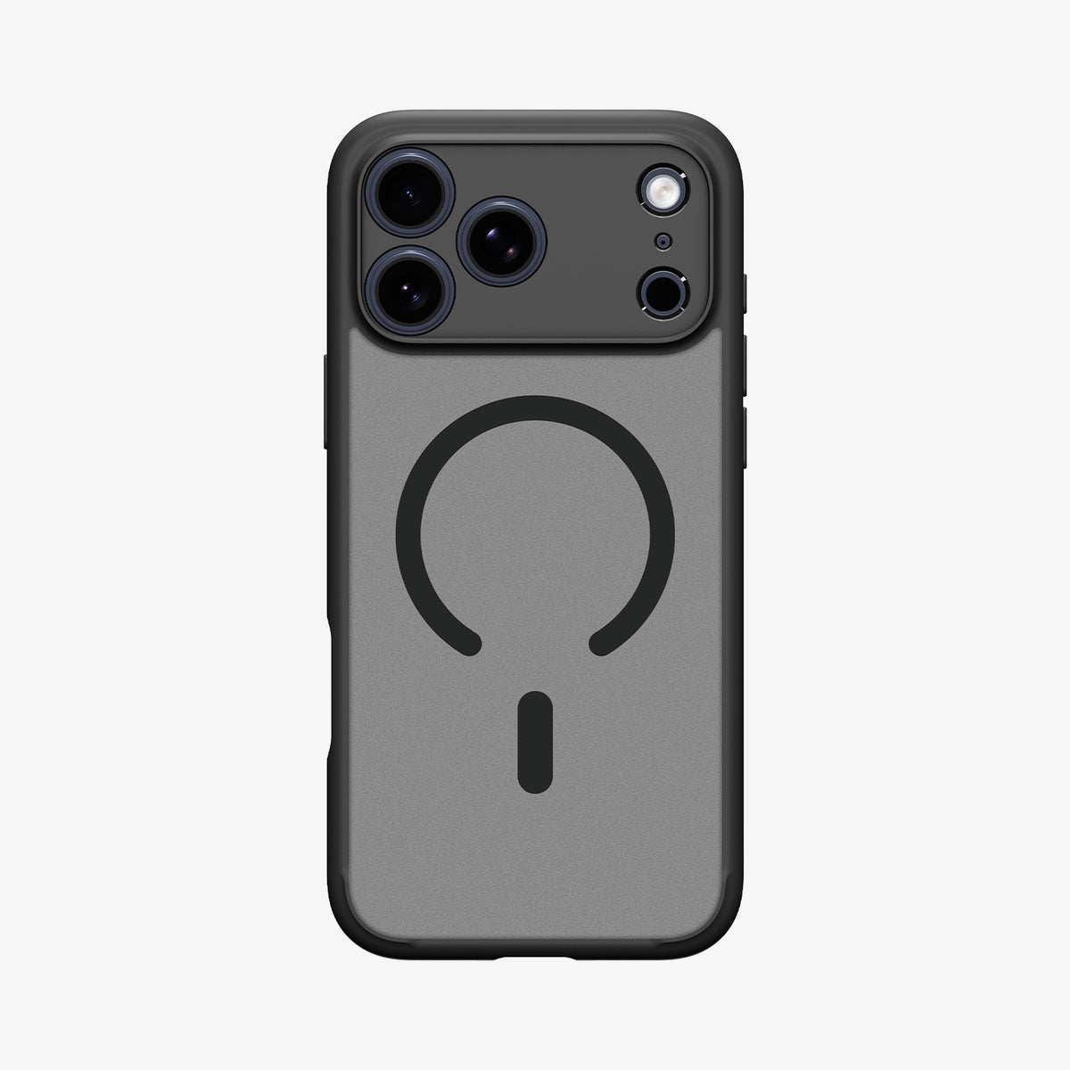 ACS10069CA - iPhone 18 Pro / iPhone 17 Pro Ultra Hybrid (MagFit) in Frost Black showing the back