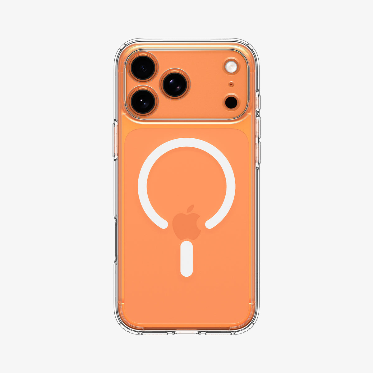 ACS10066CA - iPhone 18 Pro / iPhone 17 Pro Ultra Hybrid (MagFit) in Clear White showing the back