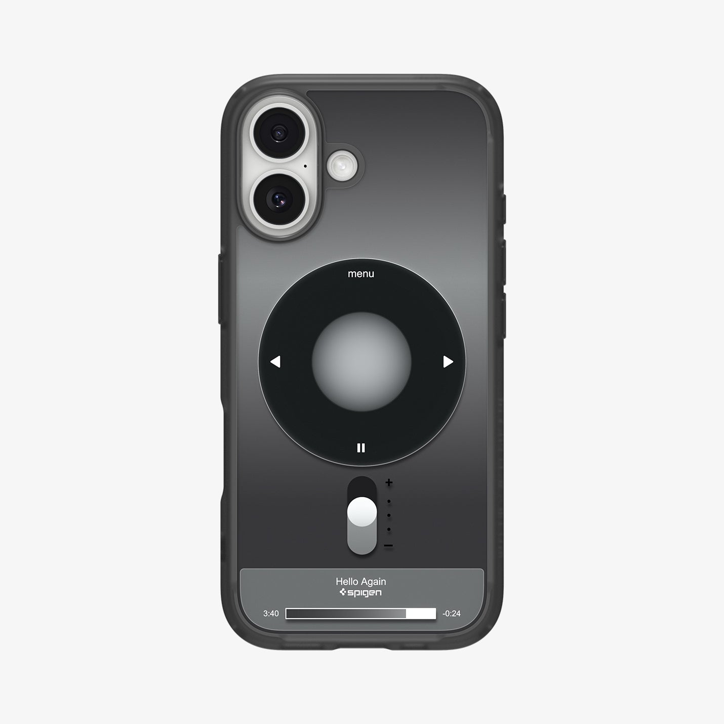 ACS10092 - iPhone 17 Ultra Hybrid Classic (MagFit) in Classic Black showing the back