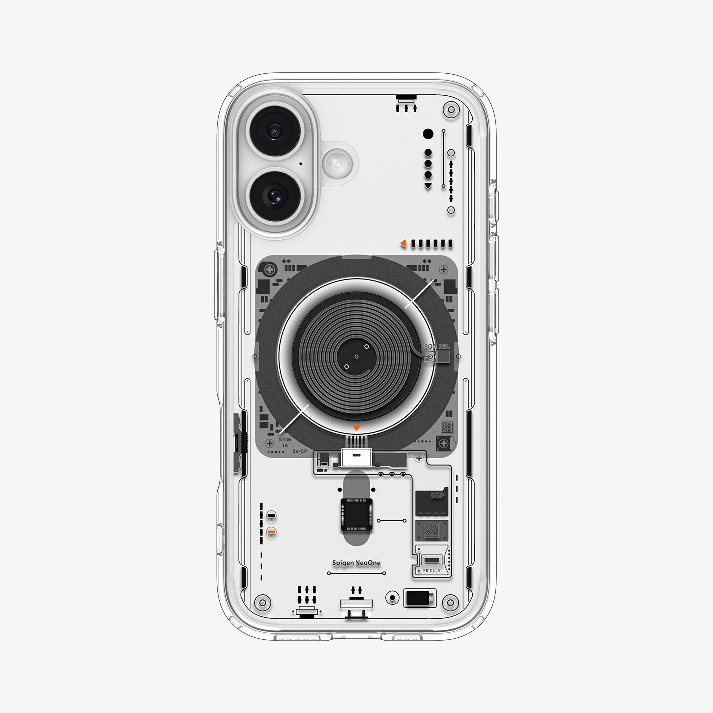 ACS10090 - iPhone 17 Ultra Hybrid Neo One (MagFit) showing the back