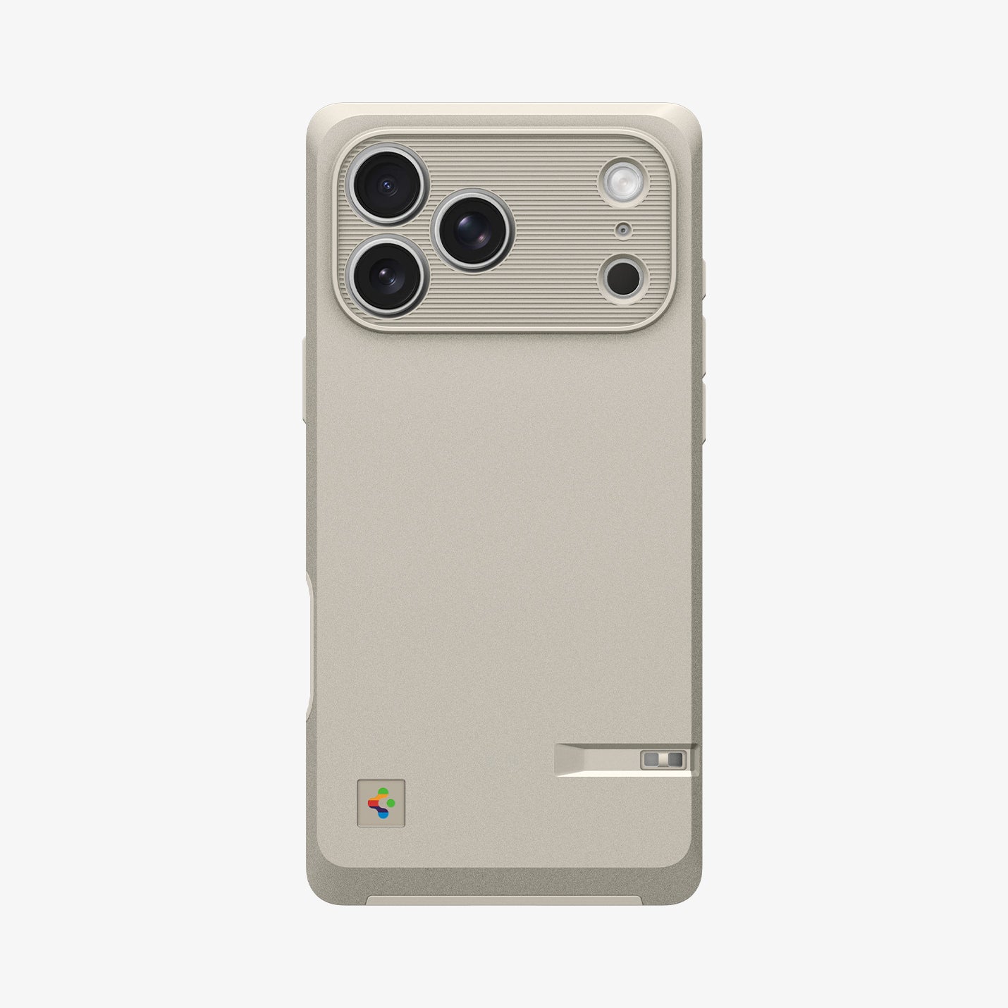 ACS10479CC - iPhone 18 Pro / iPhone 17 Pro Classic LS MagFit case showing back view with textured camera frame and neutral finish