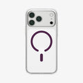 ACS12331 -  iPhone 18 Pro Max / iPhone 17 Pro Max Ultra Hybrid (MagFit) in Clear Dark Cherry showing the back
