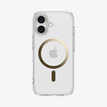 ACS10084 - iPhone 17 Ultra Hybrid (MagFit) in Clear Gold showing the back
