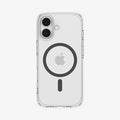 ACS10083 - iPhone 17 Ultra Hybrid (MagFit) in Clear Graphite showing the back