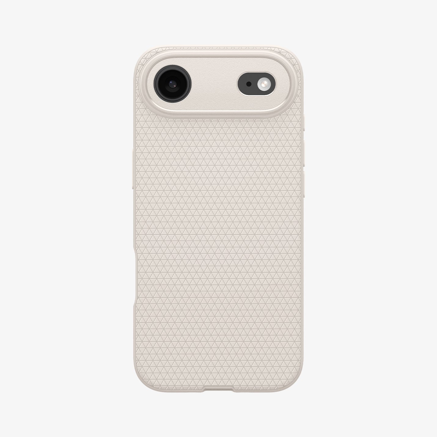 ACS09925 - iPhone 17 Air Liquid Air in Natural Titanium showing the back