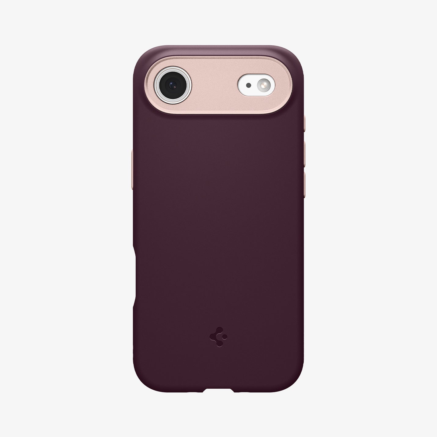 ACS09932 - iPhone 17 Air Case Nano Pop (MagFit) in burgundy bean showing the back