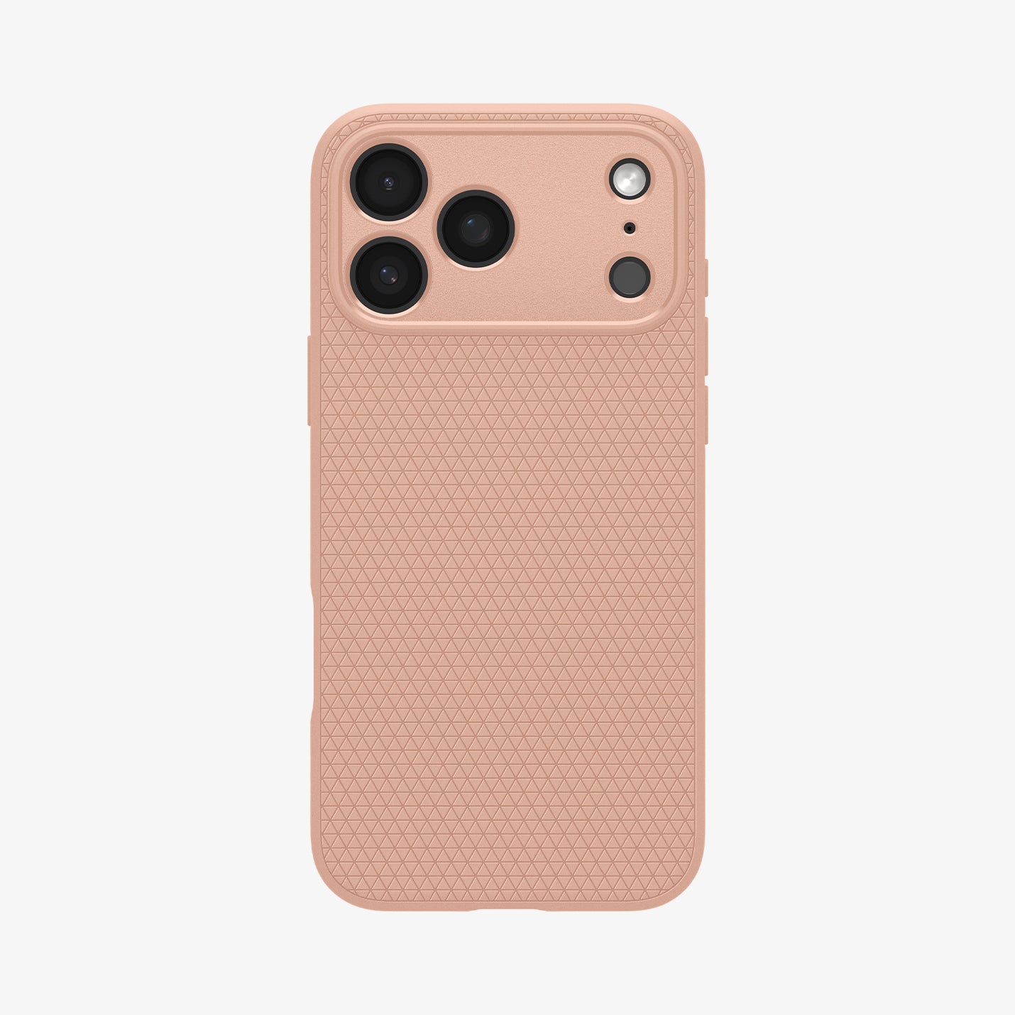 ACS09892 - iPhone 17 Pro Max Liquid Air in Rose Titanium showing the back