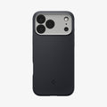 ACS09968CA - iPhone 18 Pro / iPhone 17 Pro Nano Pop (Mag Fit) in Black Sesame showing a protective case with a smooth back, raised camera area, and contrasting button details