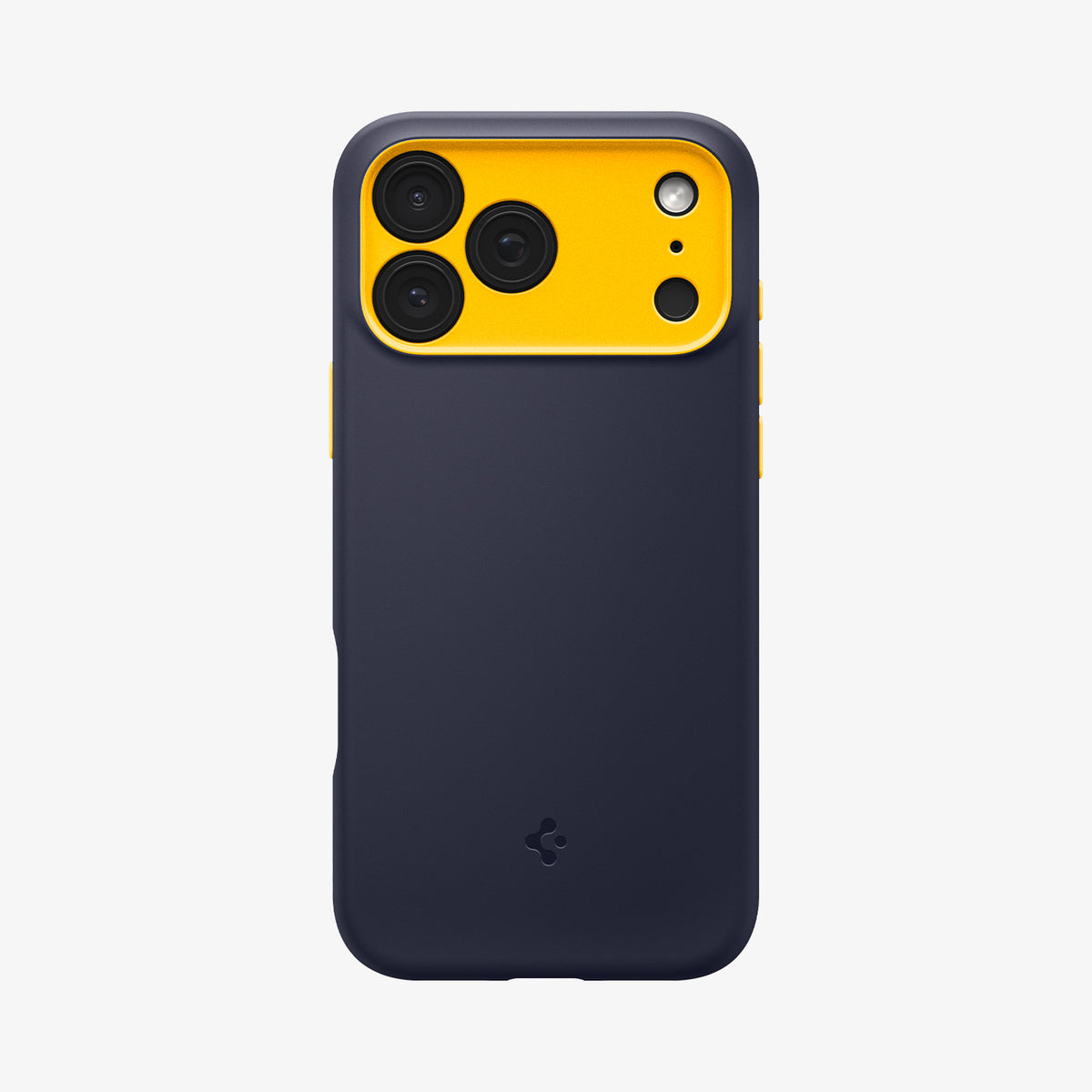 ACS09966CA - iPhone 18 Pro / iPhone 17 Pro Nano Pop (Mag Fit) in Blueberry Navy showing a protective case with a smooth back, raised camera area, and contrasting button details