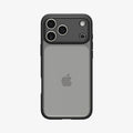 ACS10034CC - iPhone 18 Pro Max / iPhone 17 Pro Max Ultra Hybrid in Matte Black showing the back