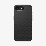 ACS09151 - iPhone 16e Case Liquid Air (MagFit) in Matte Black showing the back