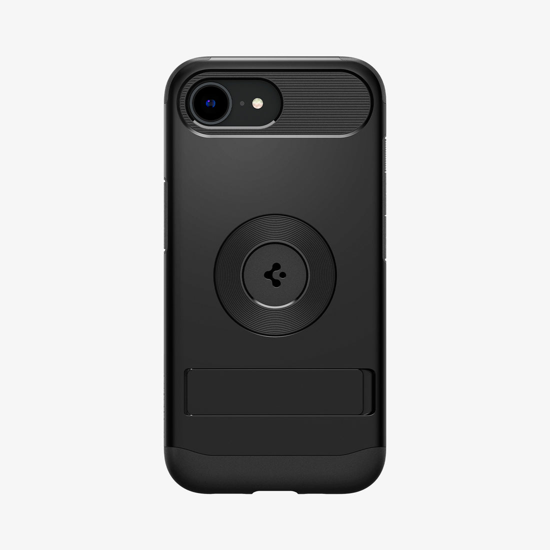 ACS09129 - iPhone 16e Case Slim Armor (MagFit) in Black showing the back