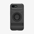 ACS09131 - iPhone 16e Case Slim Armor (MagFit) in Frost Black showing the back