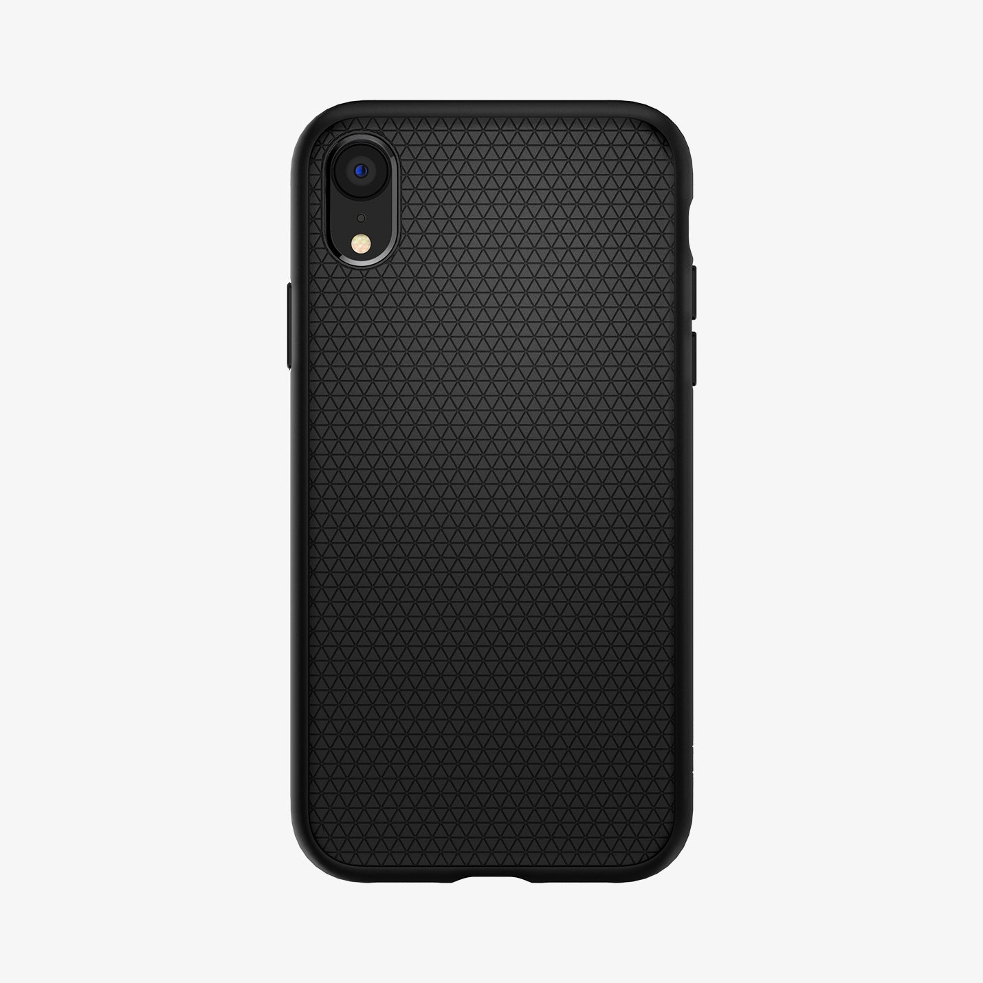 064CS24872 - iPhone XR Case Liquid Air in Black showing the back