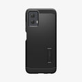 ACS07769 - Moto G Power 5G (2024) Case Tough Armor in Black showing the back