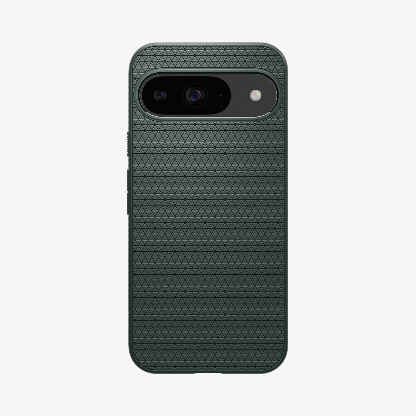 ACS07683 - Pixel 9 Pro Case Liquid Air in Abyss Green showing the back