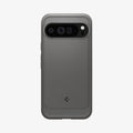 ACS07784 - Pixel 9 Pro XL Case Rugged Armor in Marble Gray showing the back