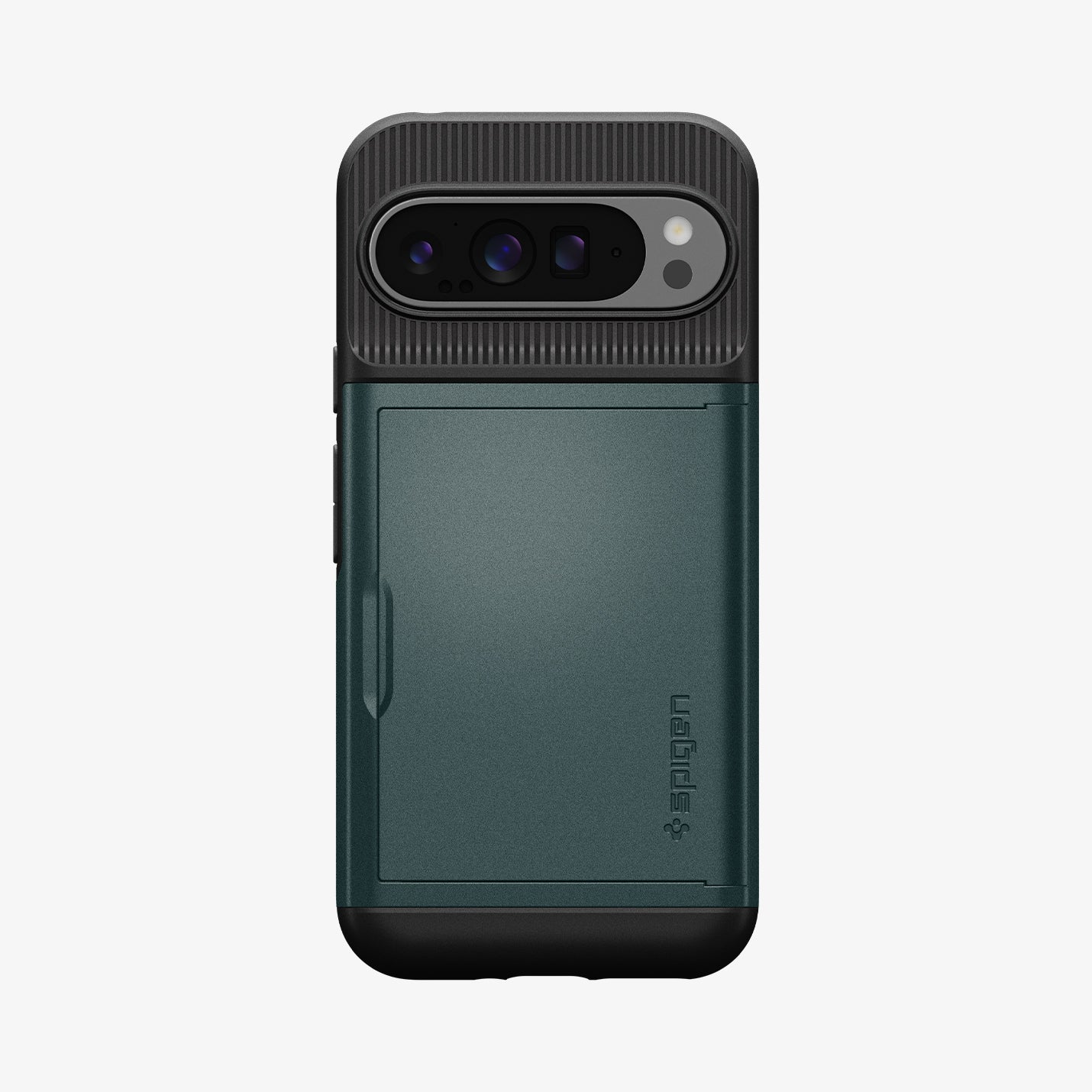 ACS07730 - Pixel 9 Pro XL Case Slim Armor CS in Abyss Green showing the back