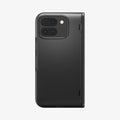ACS07587 - Pixel Fold 2 Case Slim Armor Pro in Black showing the back