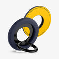 AMP09028 - MagSafe Phone Holder Nano Pop (MagFit) in Blueberry Navy showing the front and back, ring propped up as a stand