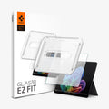 AGL08631 - Microsoft Surface Series Screen Protector Glas.tR SLIM showing the device, screen protector and packaging