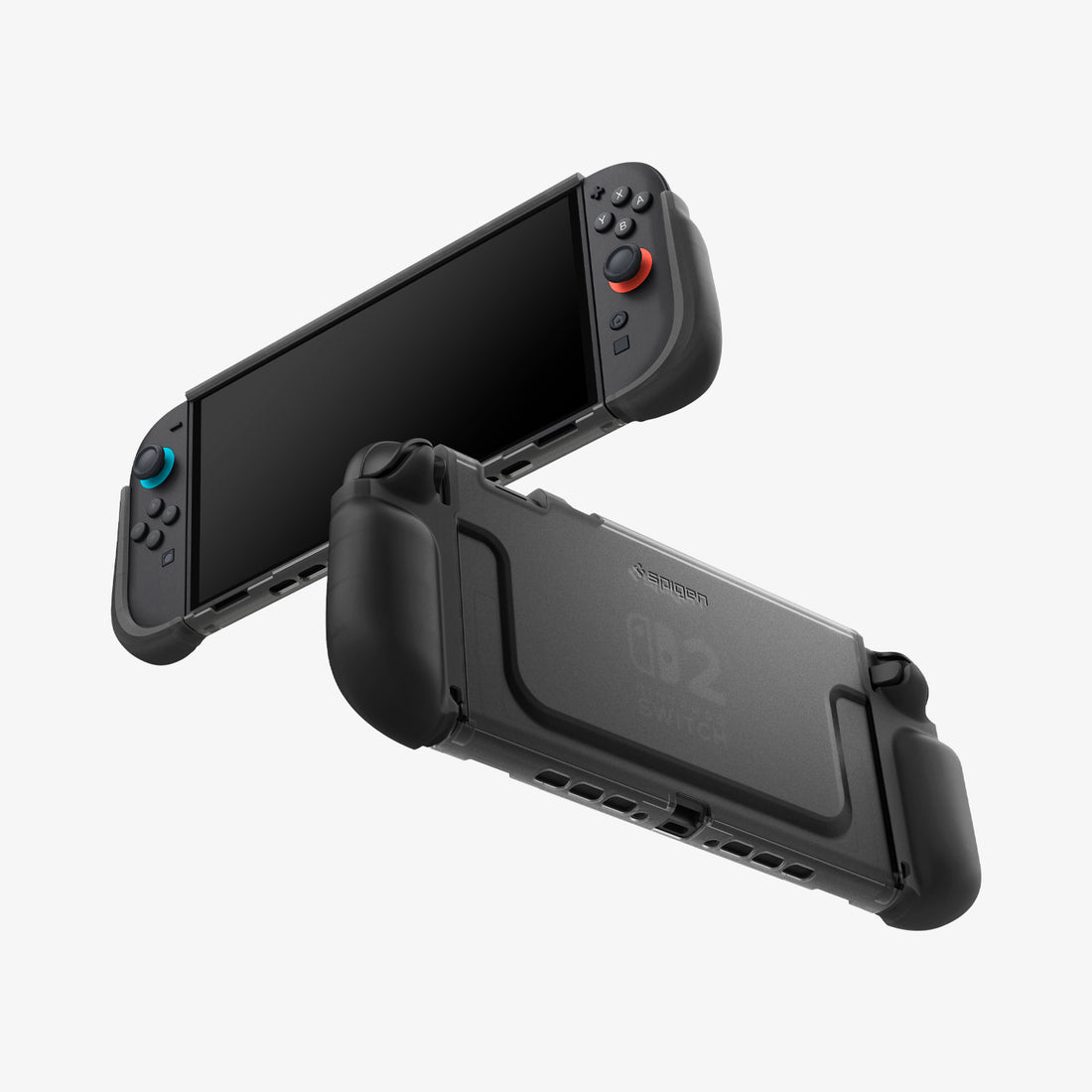 ACS10167 - Nintendo Switch 2 Ultra Hybrid case shown in split open floating view highlighting front and back protection