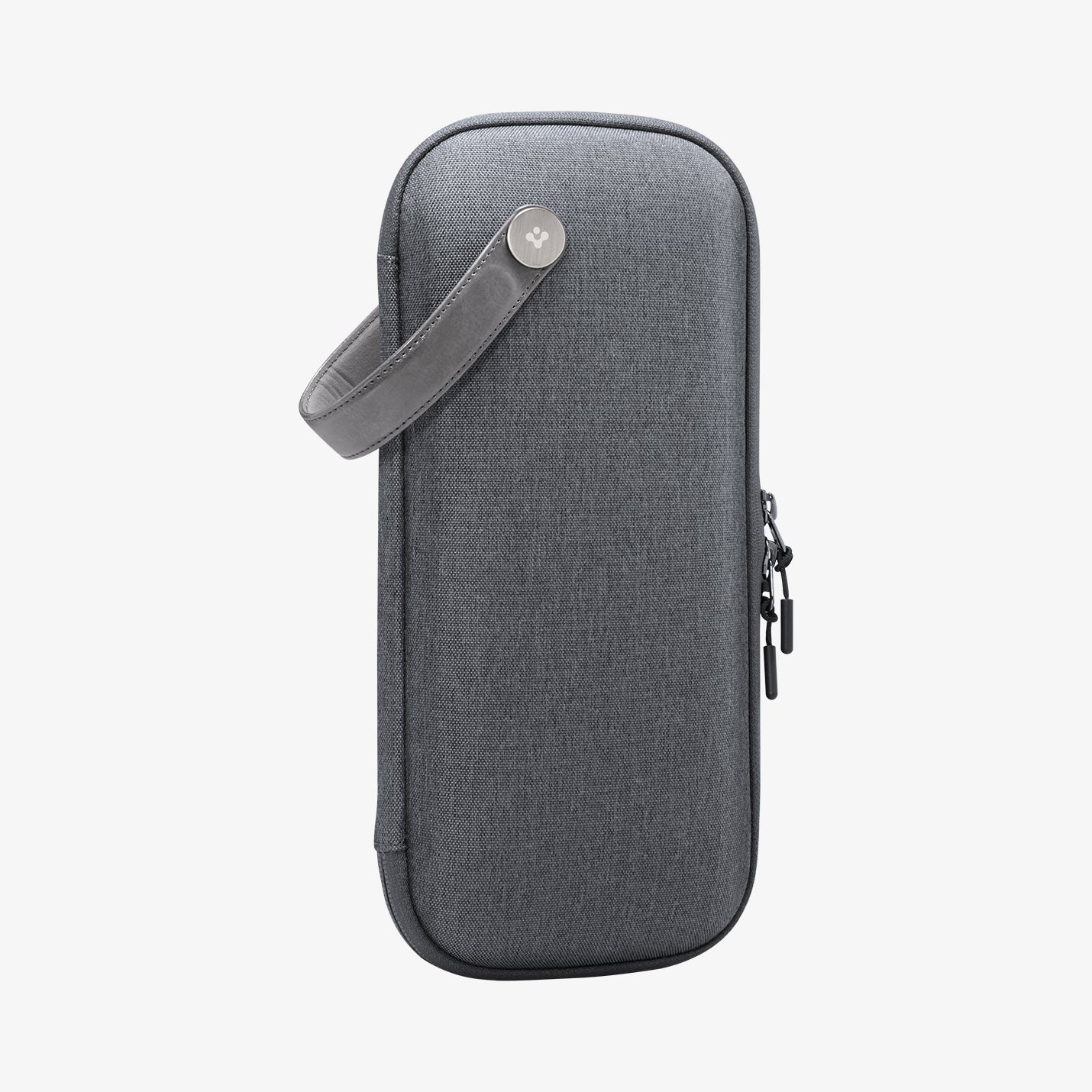 AGP09077 - Nintendo Switch 2 Klasden Pouch in Charcoal Gray showing the front and partial side