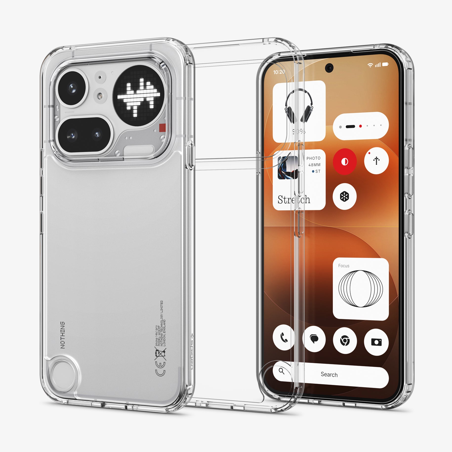 ACS11632 - Nothing Phone (4a) Pro Ultra Hybrid showing the back, partial front and sides