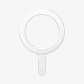 ACP08346 - Magnet Ring Plate (MagFit) in White showing the front