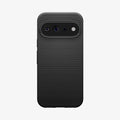 ACS11449 - Pixel 11 Pro XL Liquid Air (Mag Fit) Matte Black case featuring a geometric textured pattern, raised camera surround, and precise camera cutout.